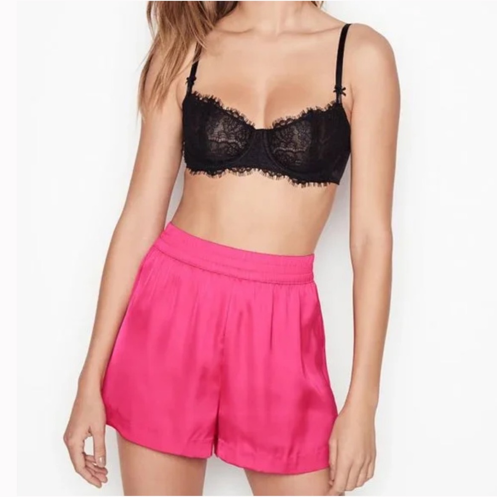 Victoria's Secret Double Layer Pink Chiffon Shorts Size Medoim